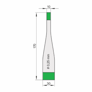 Kiwaki do wobblerów z taśmą klejącą piankową (białą) SPEC 025/170, opakowanie 100 szt.