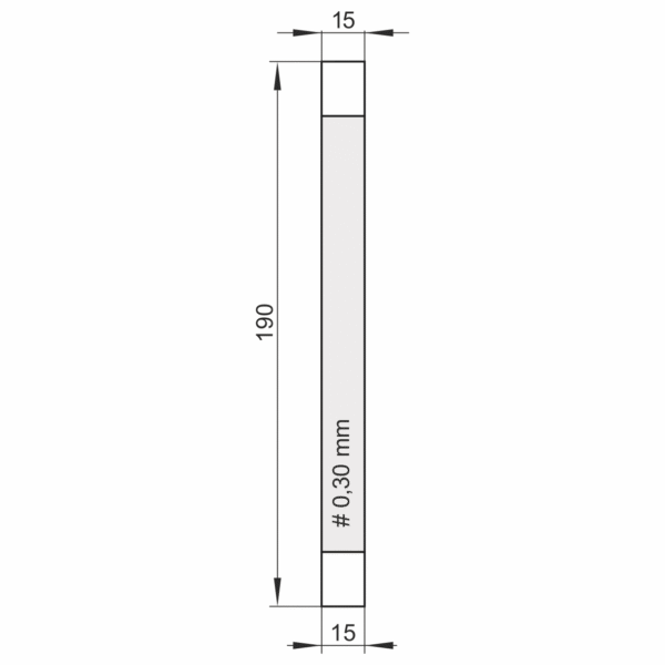 Kiwaki do wobblerów z taśmą klejącą przeźroczystą SLIM / S PET 030/190, opakowanie 100 szt.
